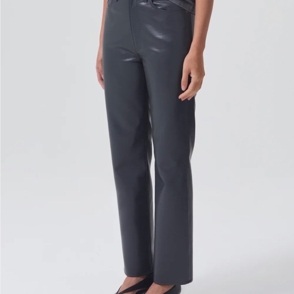 AGOLDE RECYCLED LEATHER 90'S PINCH WAIST - Picture 8 of 9